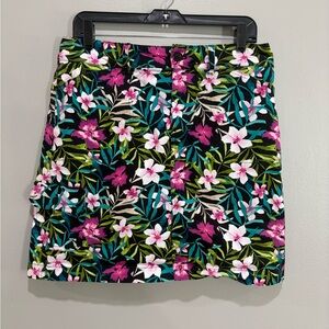 Christopher & Banks Floral  Skirt size 8